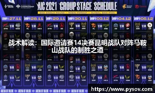 战术解读：国际邀请赛14决赛昆明战队对阵马鞍山战队的制胜之道